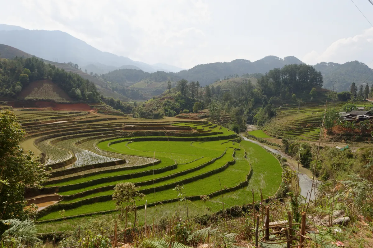 Paysage, scène de vie ou rencontre photographiée au Vietnam — photographie d’Yvon JACQUES