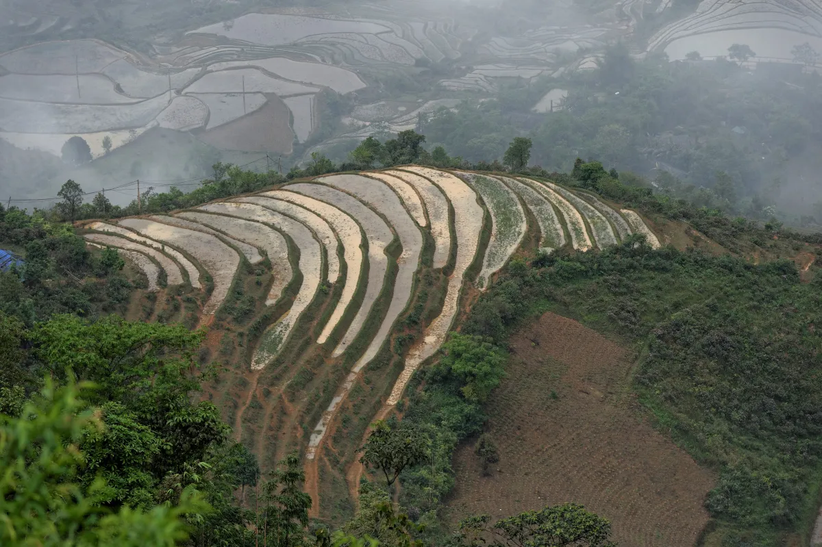 Paysage, scène de vie ou rencontre photographiée au Vietnam — photographie d’Yvon JACQUES