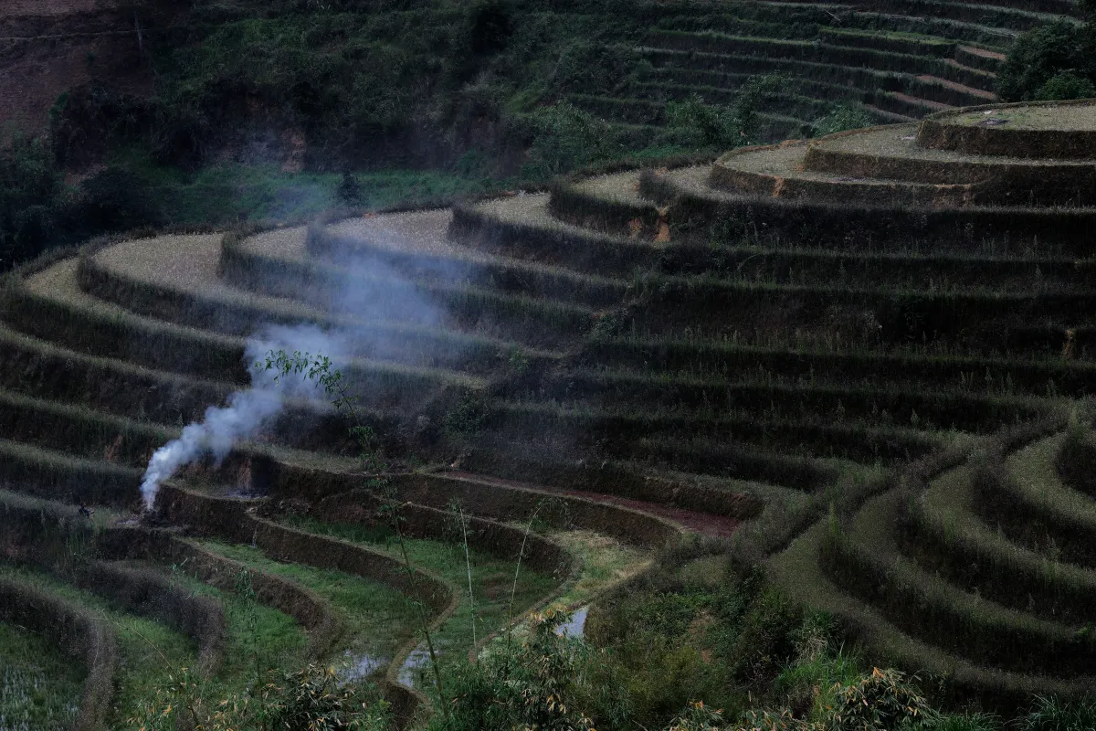 Paysage, scène de vie ou rencontre photographiée au Vietnam — photographie d’Yvon JACQUES