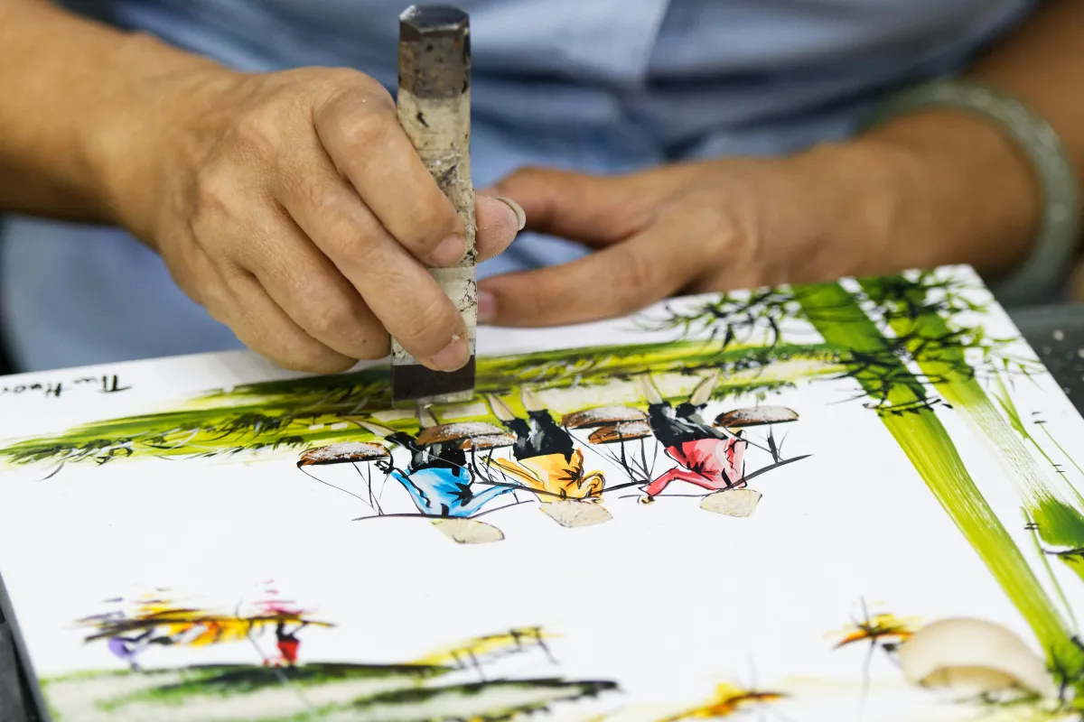 Paysage, scène de vie ou rencontre photographiée au Vietnam — photographie d’Yvon JACQUES