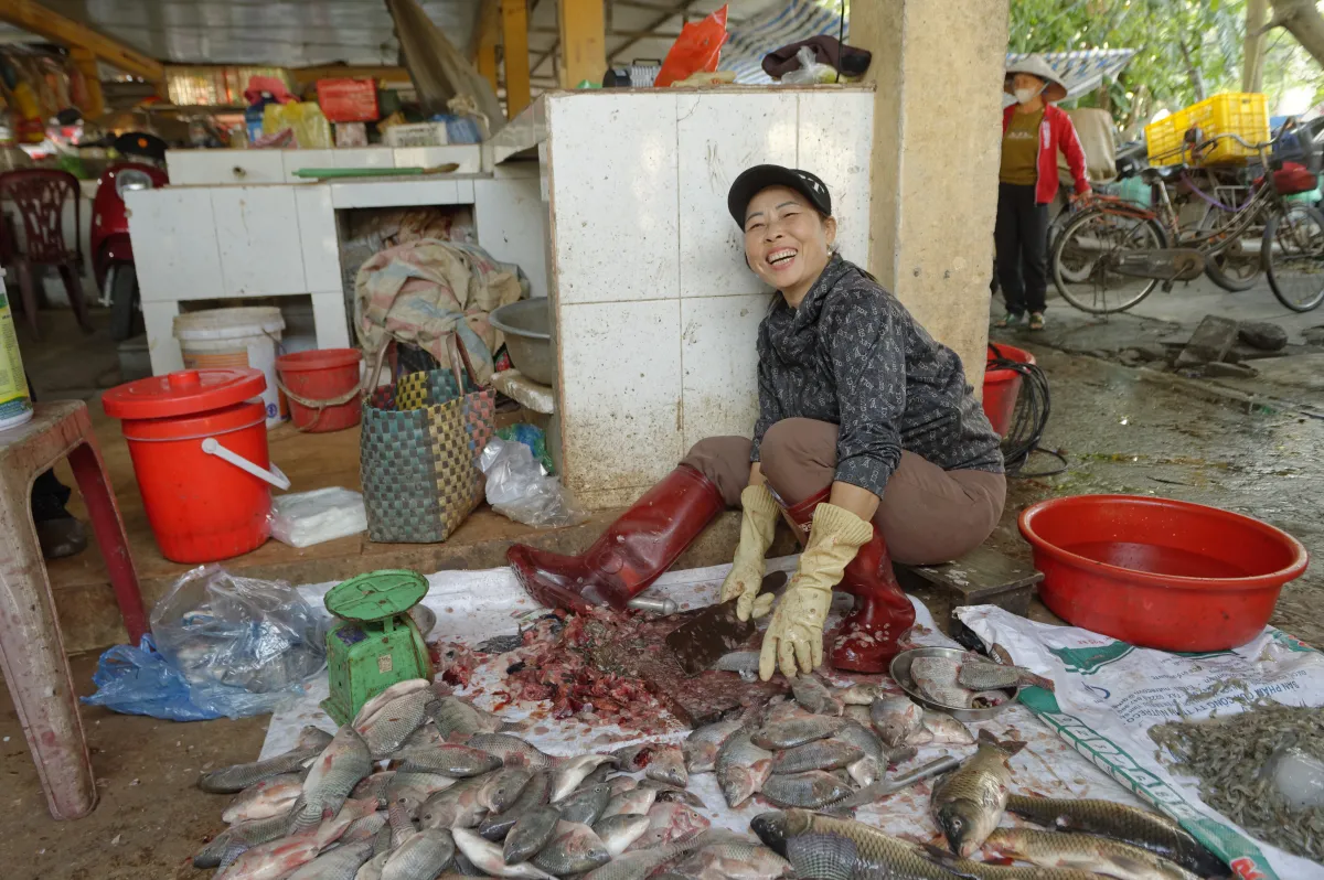 Paysage, scène de vie ou rencontre photographiée au Vietnam — photographie d’Yvon JACQUES
