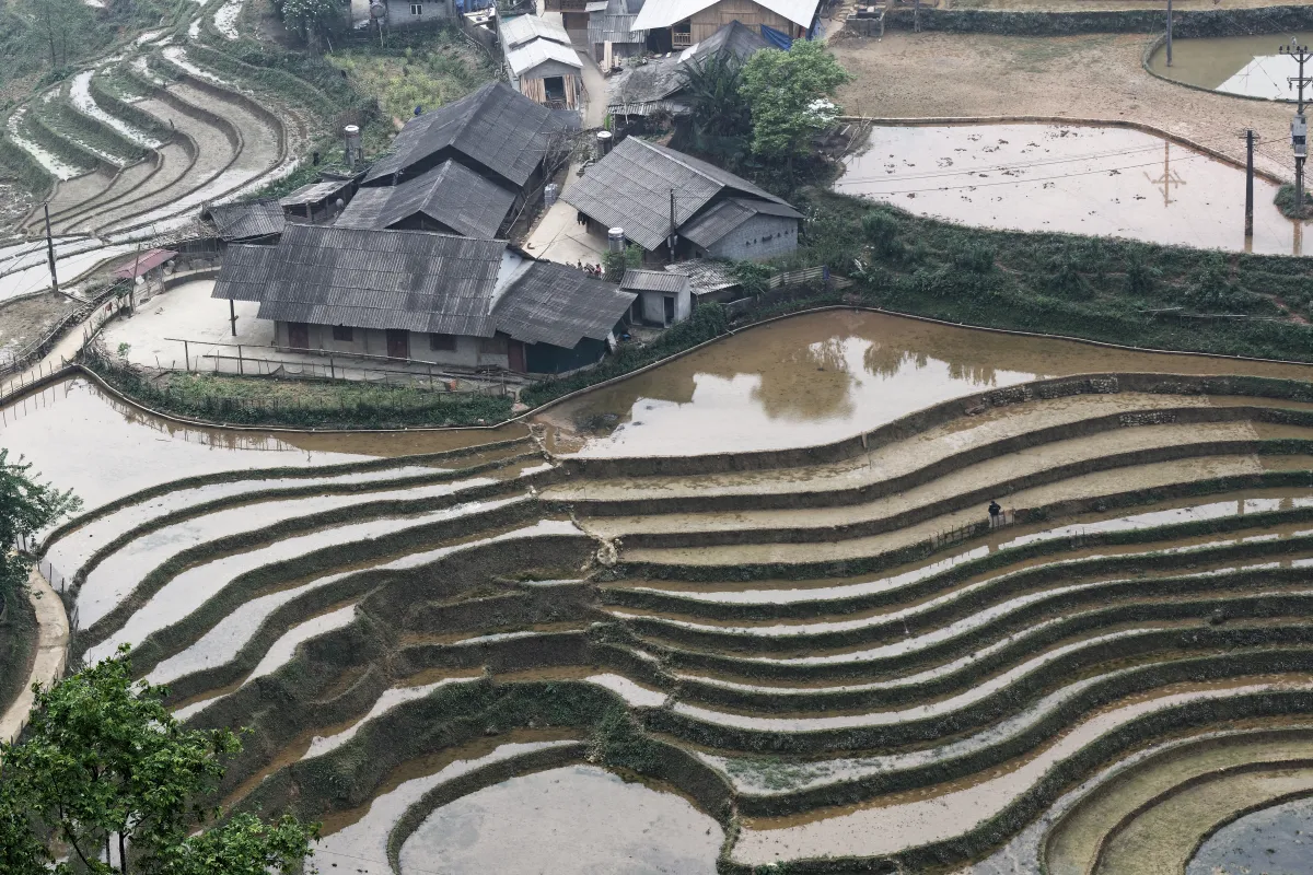 Paysage, scène de vie ou rencontre photographiée au Vietnam — photographie d’Yvon JACQUES